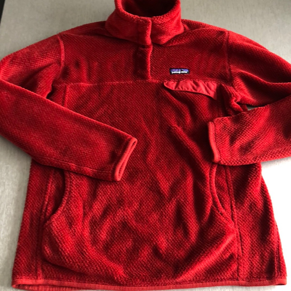 Patagonia Red Fleece Pullover